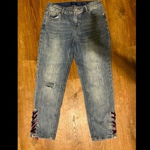 Kaari blue girlfriend jeans size 8